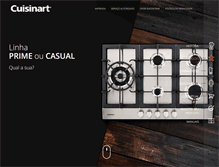 Tablet Screenshot of cuisinartbrasil.com.br
